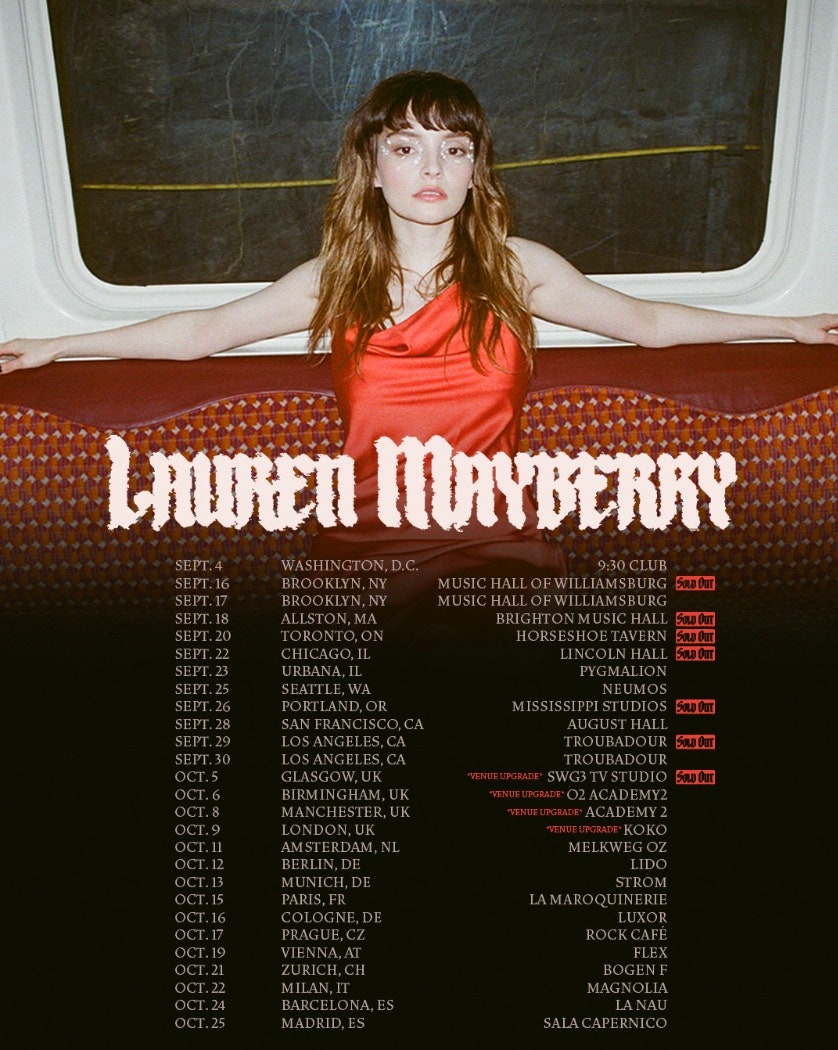 Lauren Mayberry Tour Dates