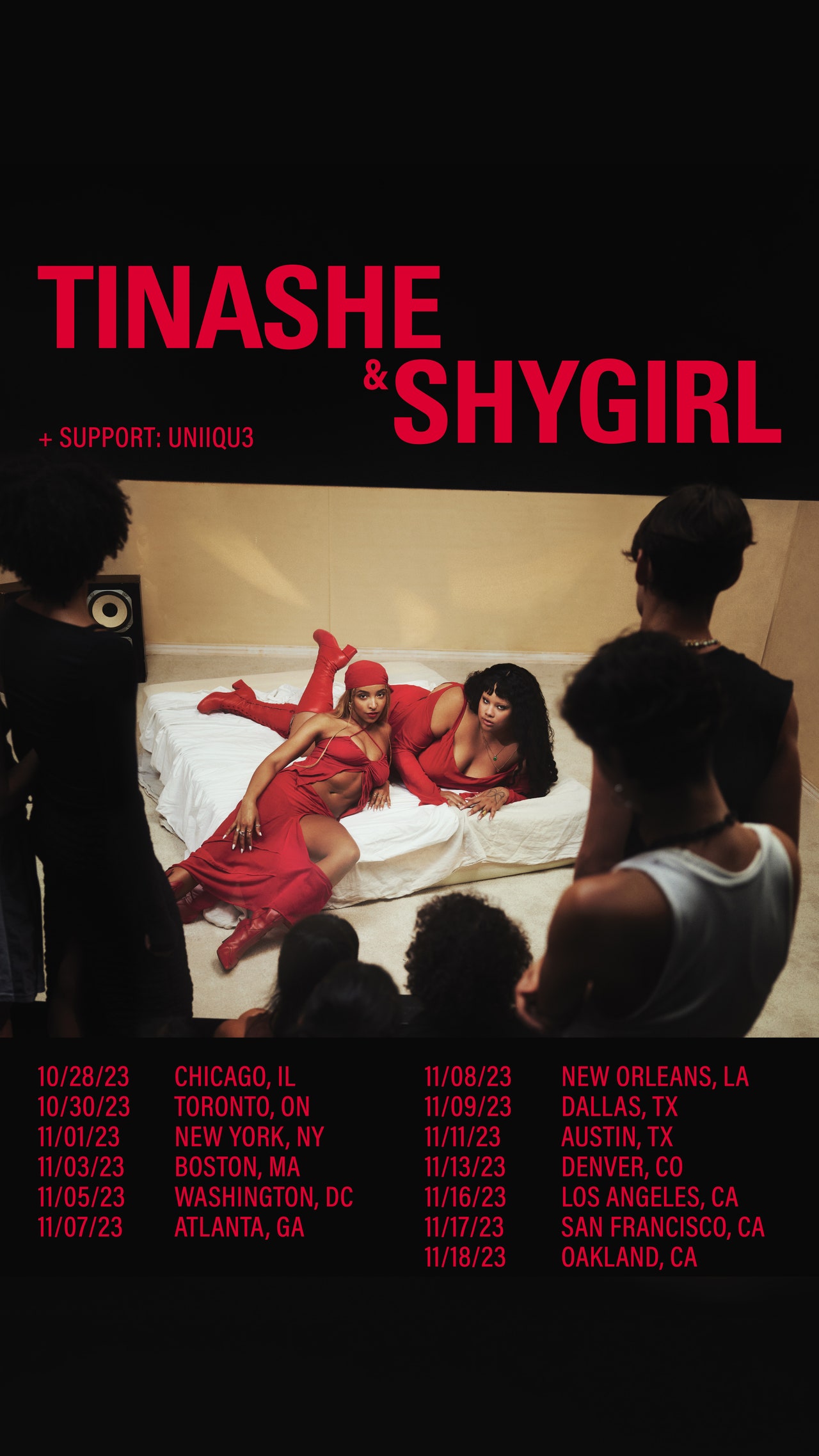 Tinashe & Shygirl Tour Dates